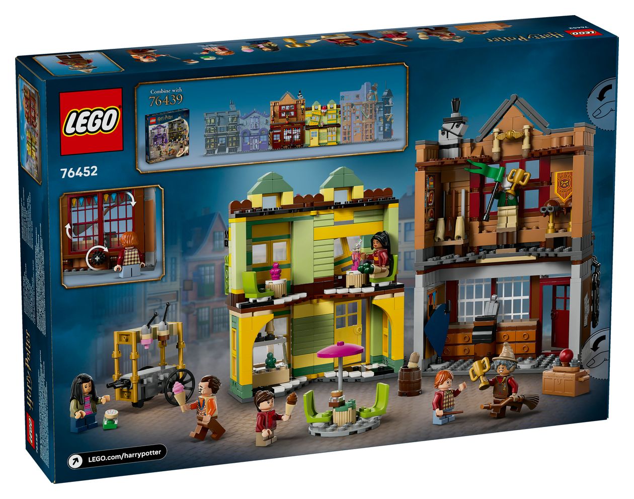 Harry Potter Qualität für Quidditch und Fortescues Eissalon Bauset 795 Teile  (Mehrfarbig) 