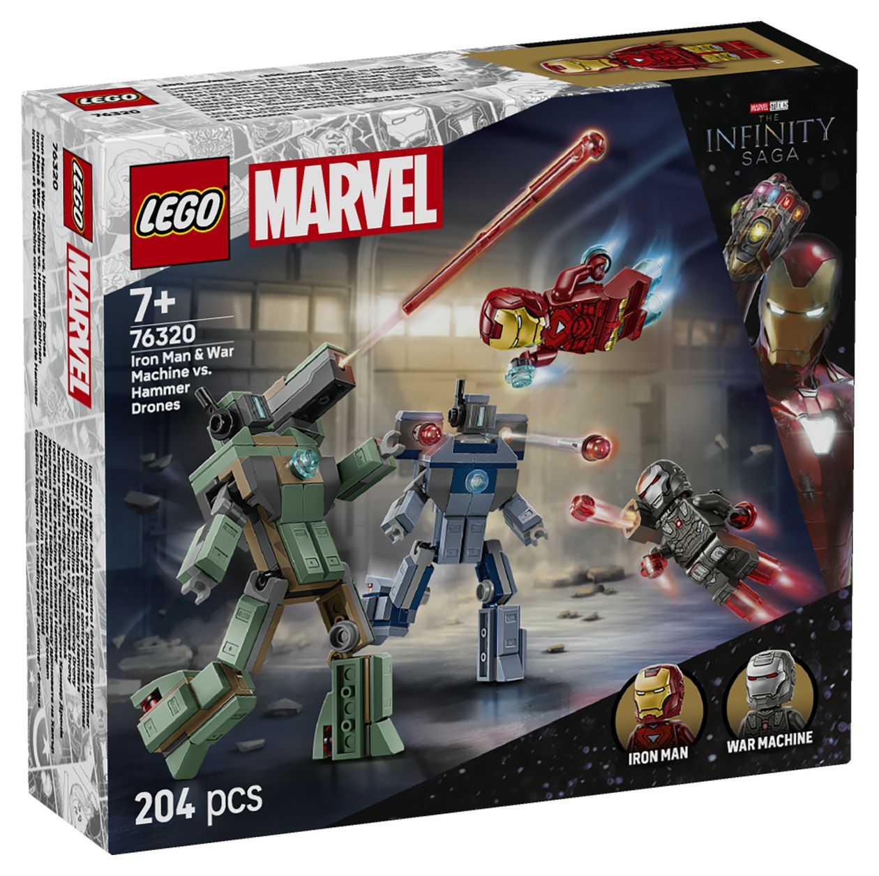 Iron Man & War Machine vs. Hammer-Drohnen 