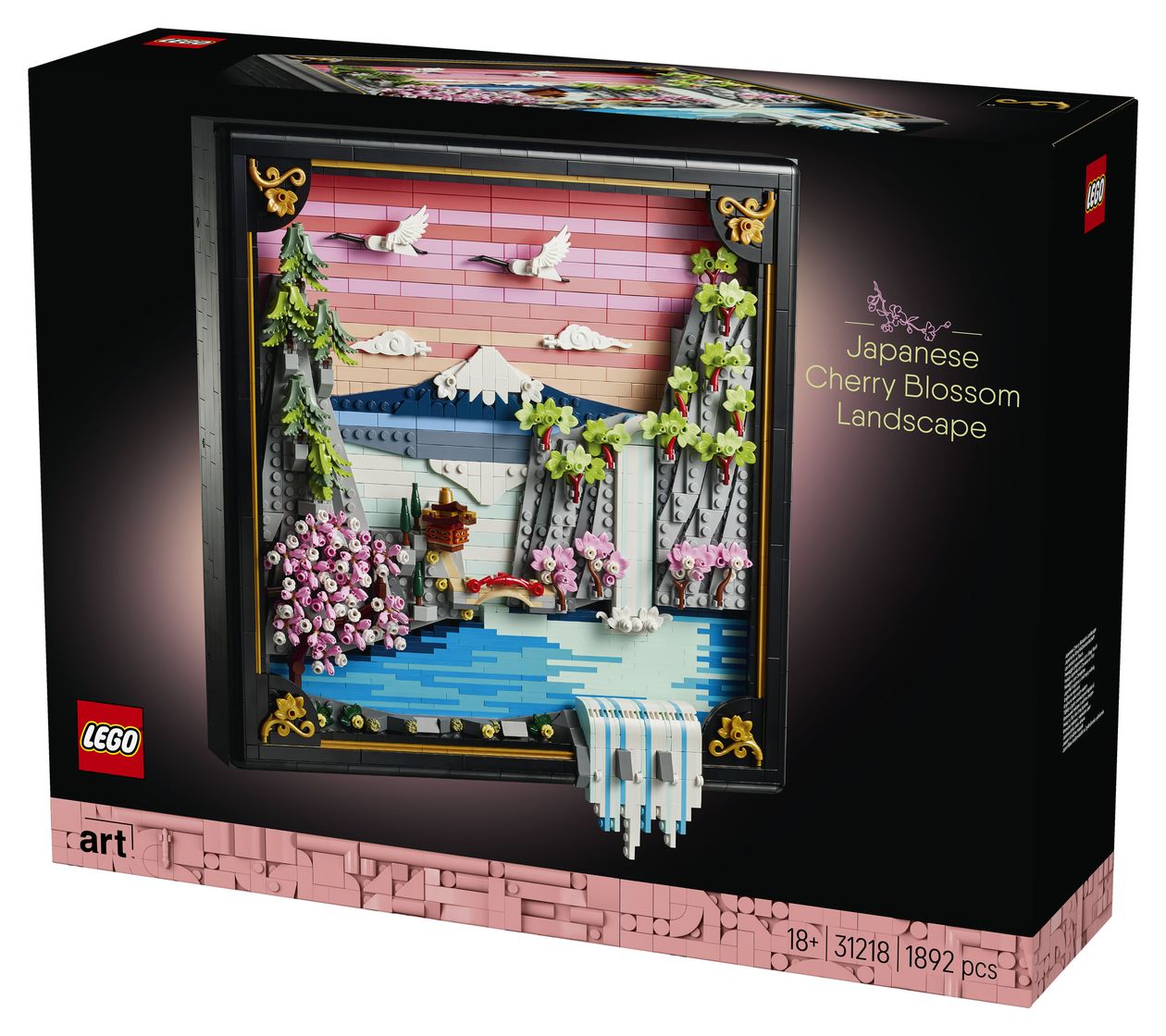 Japanische Kirschblütenlandschaft 