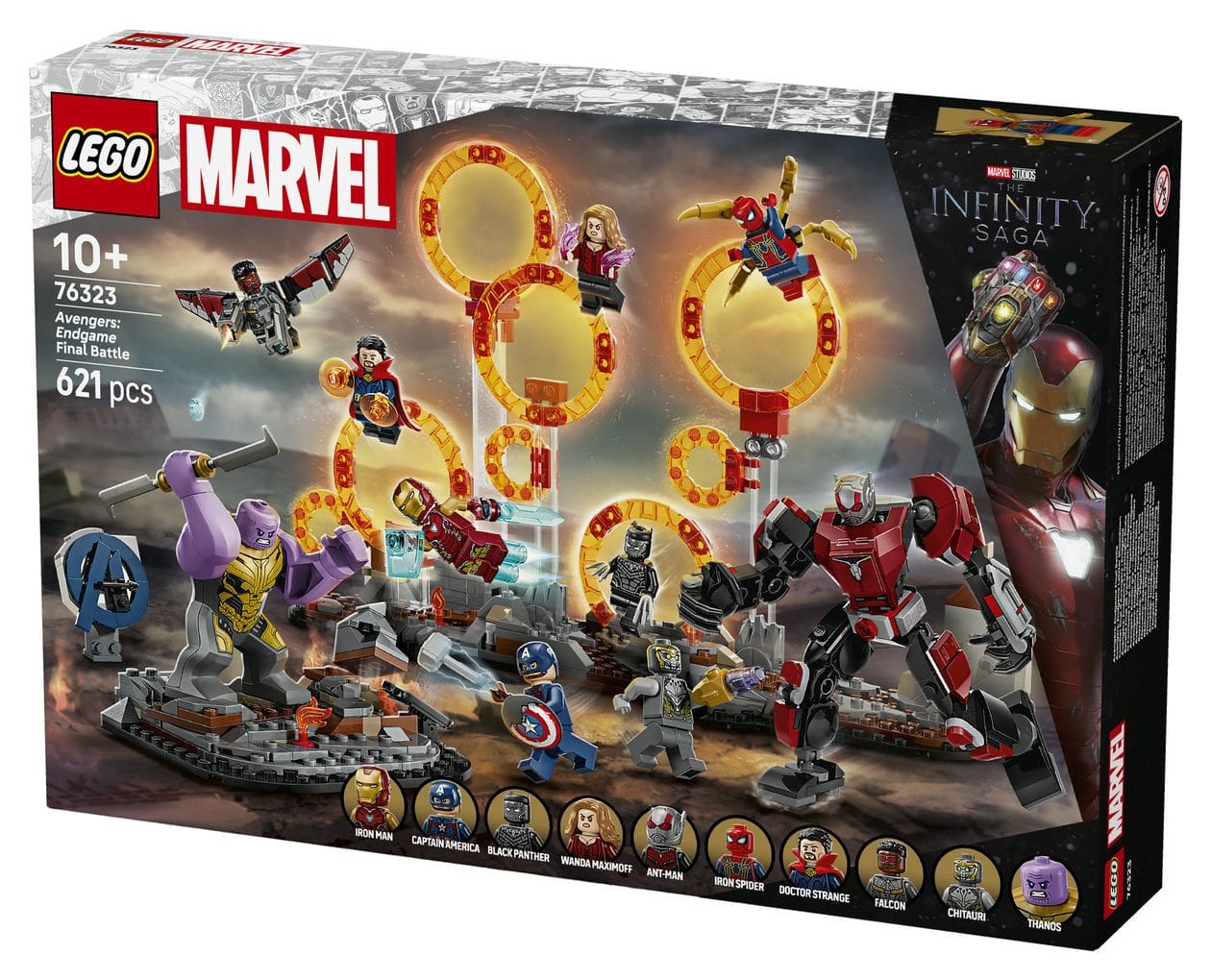 Marvel Avengers Endgame Letzter Showdown Bauset 621 Teile  (Mehrfarbig) 