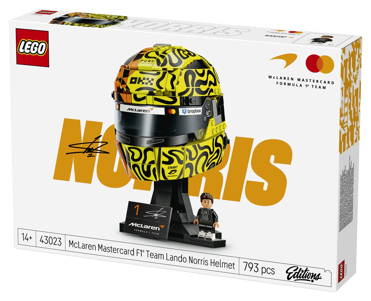 McLaren Mastercard F1® Team Lando Norris’ Helm 