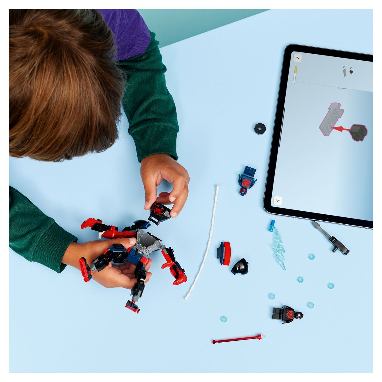 Miles Morales Mech vs. Spider-Man 2099 