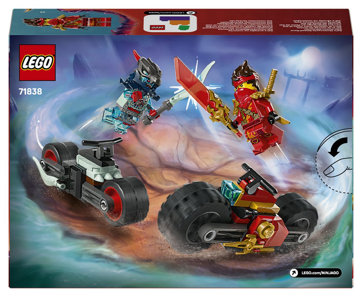 NINJAGO Kais Motorradrennen Bauset 79 Teile  (Mehrfarbig) 