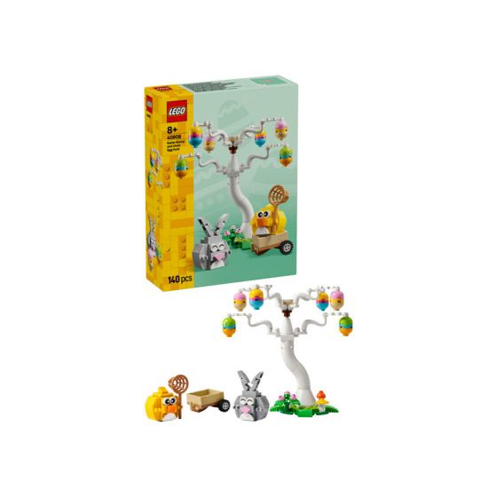 Osterhase und Ostereiersuche 