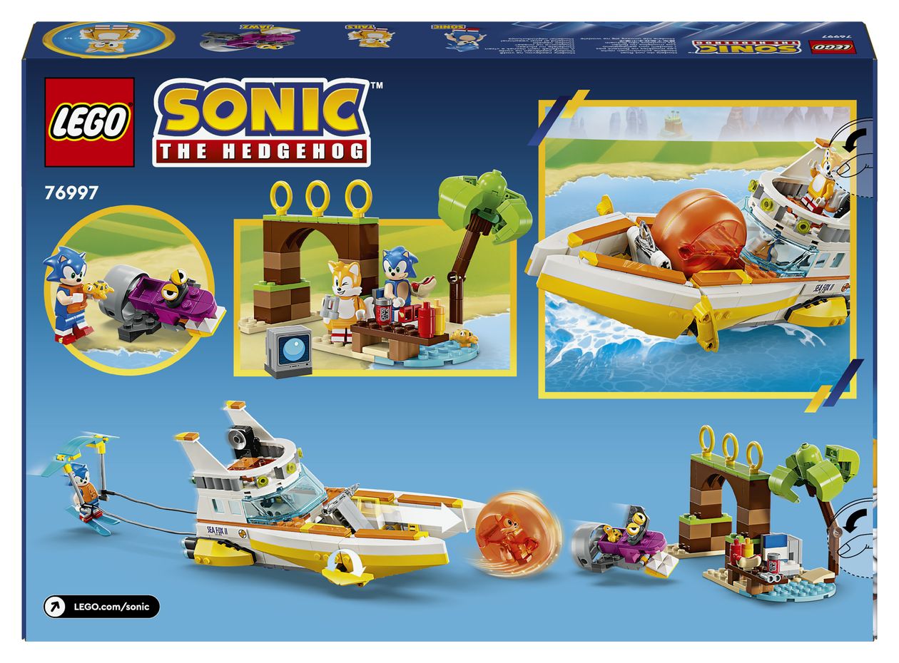 Sonic the Hedgehog Tails Abenteuerboot Bauset 393 Teile  (Mehrfarbig) 