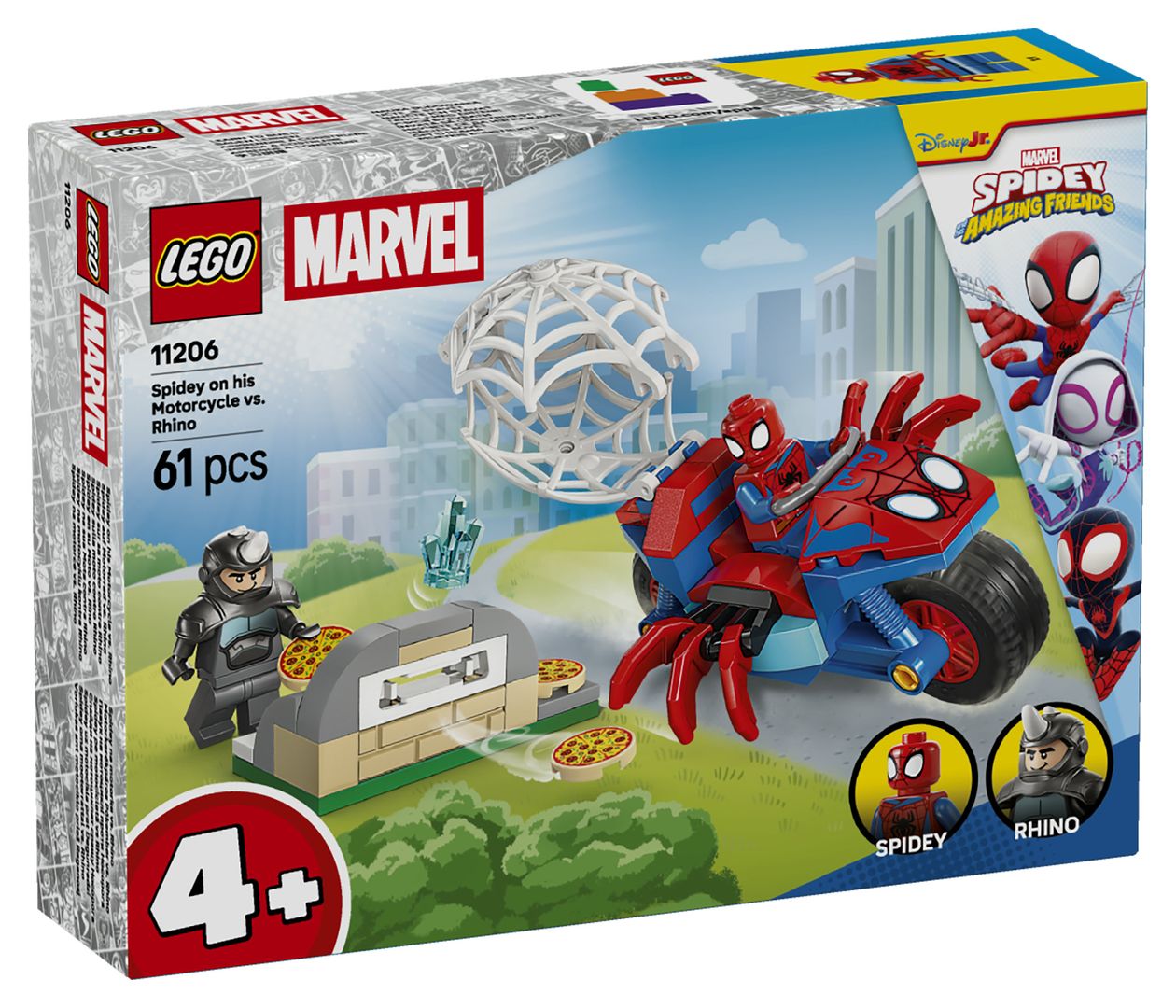 Spidey auf Motorrad vs. Rhino 
