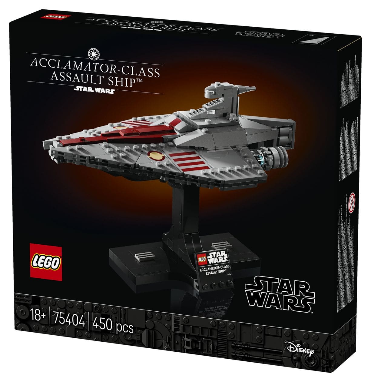 Star Wars Assault Ship der Acclamator-Klasse Bauset 450 Teile  (Mehrfarbig) 