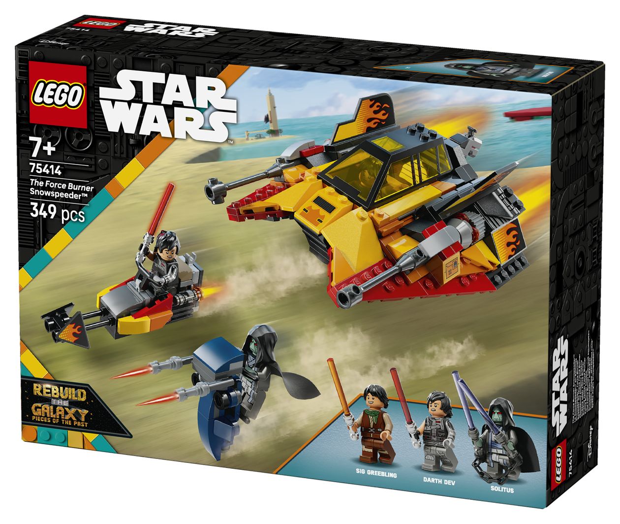 Star Wars The Force Burner Snowspeeder Bauset 349 Teile  (Mehrfarbig) 