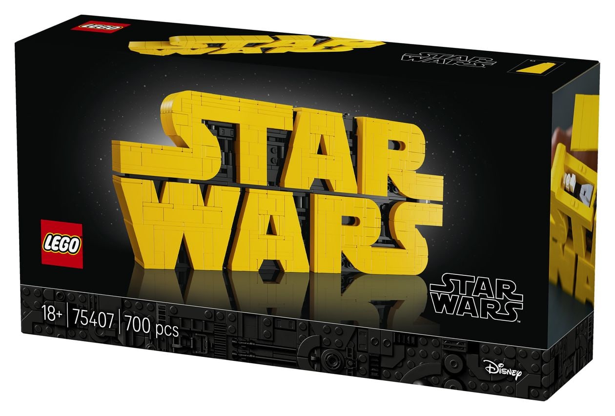 Star WarsTM Logo aus LEGO Steinen 