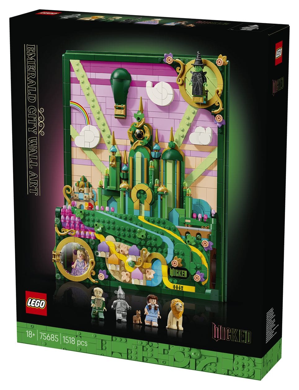 Wicked Emerald City Wandkunst Bauset 1518 Teile  (Mehrfarbig) 