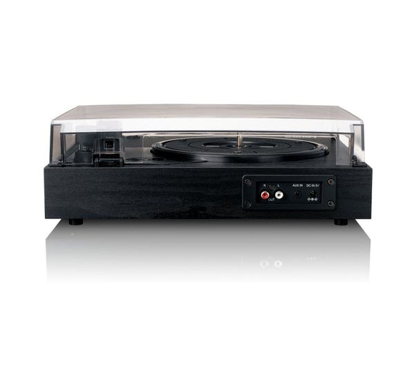 LS-15BK Audio-Plattenspieler mit Riemenantrieb  (Schwarz) 