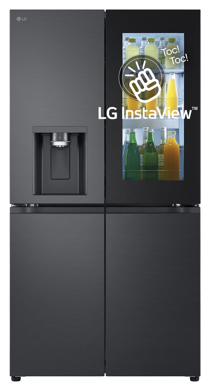 GMG960EVJE Side-by-Side Kühl-/ Gefrierkombination 364 l / 274 l 359 kWh NoFrost 1792 mm x 914 mm  (Schwarz) 