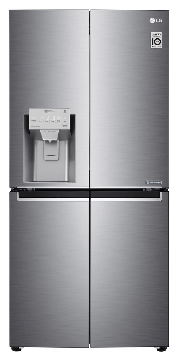 GML844PZKZ Side-by-Side Kühl-/ Gefrierkombination French Door 286 l / 220 l 314 kWh NoFrost 1787 mm x 836 mm  (Silber) 