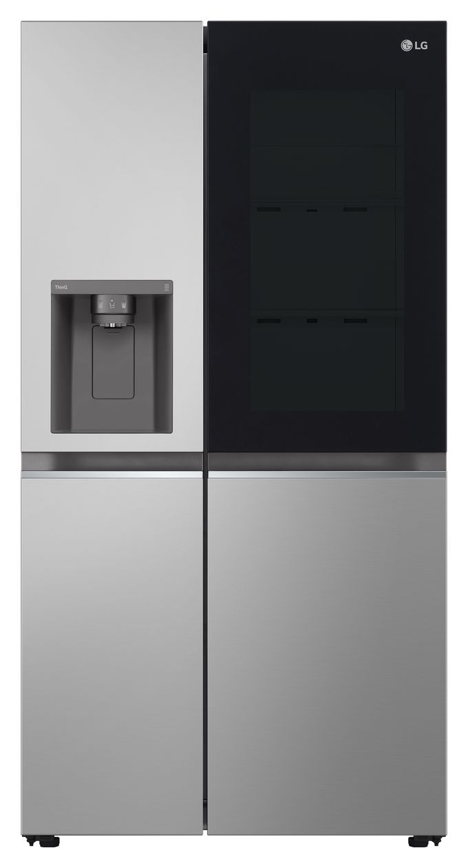 GSGV81PYLL Side-by-Side Kühl-/ Gefrierkombination 416 l / 219 l 350 kWh NoFrost 1790 mm x 913 mm  (Silber) 
