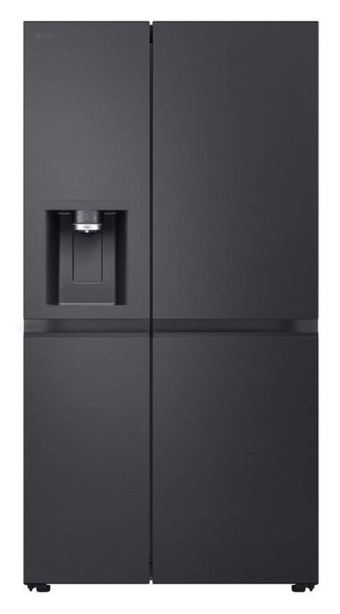 GSLE91EVAC Side-by-Side Kühl-/ Gefrierkombination 407 l / 221 l 224 kWh NoFrost 1790 mm x 913 mm  (Schwarz) 