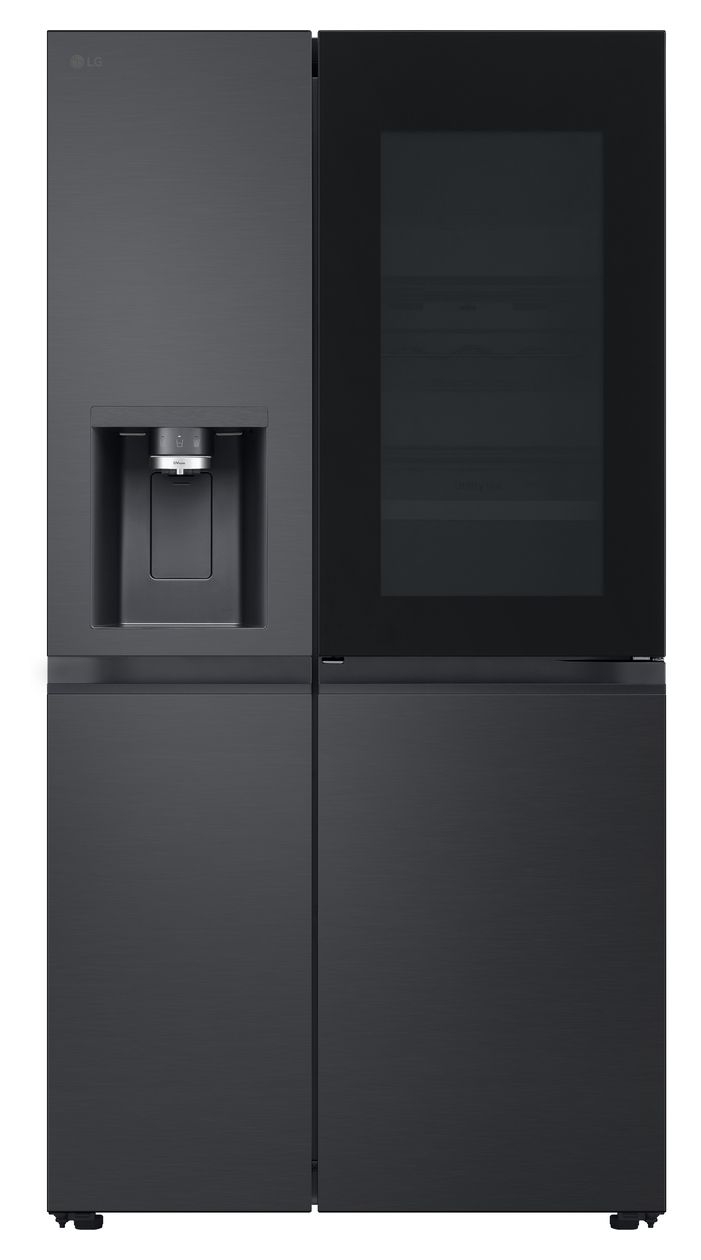 GSXE90EVAD Side-by-Side Kühl-/ Gefrierkombination 407 l / 221 l 276 kWh NoFrost 1790 mm x 913 mm  (Schwarz) 