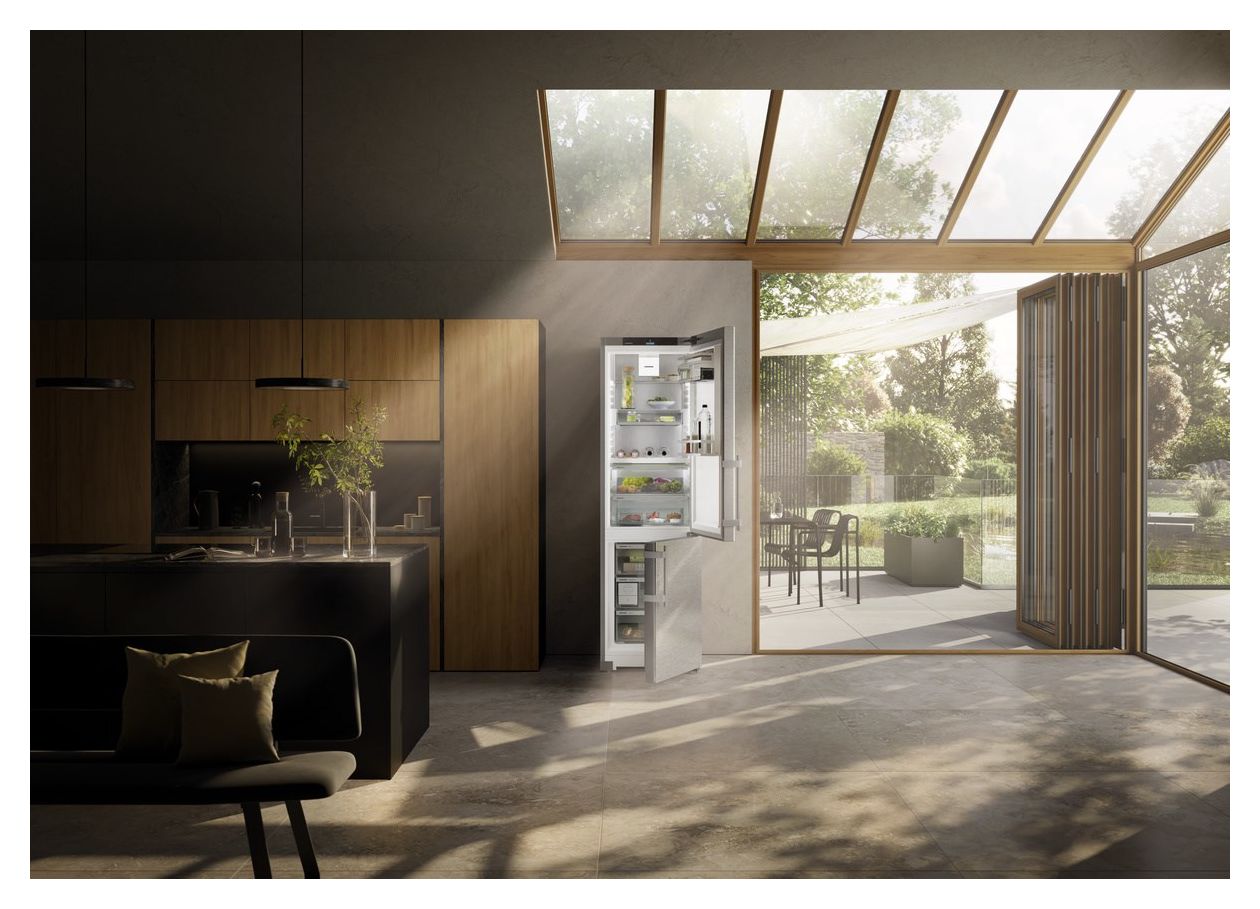 CBNsda575i-22 259 l / 103 l Kühl-Gefrierkombi freistehend NoFrost 116 kWh Jahr  (Silber) 