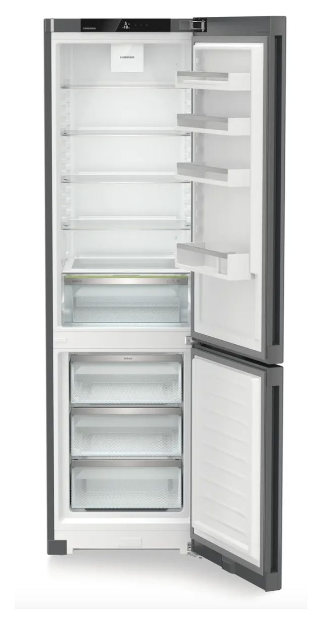 CNdgc5703-20 Pure 268 l / 103 l Kühl-Gefrierkombi freistehend NoFrost 162 kWh Jahr  (Grau) 