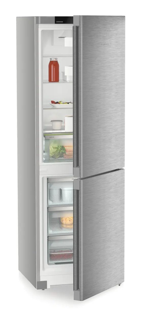 KGNsd52Vc03 Pure 227 l / 103 l Kühl-Gefrierkombi freistehend NoFrost 161 kWh Jahr  (Silber) 