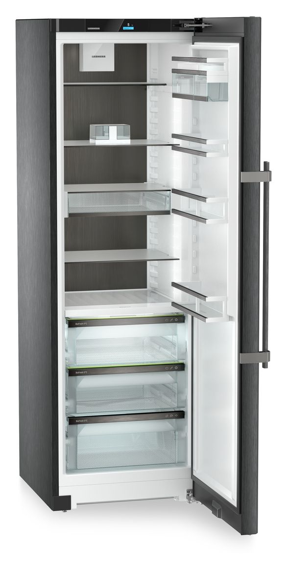 RBbsb525i-23 Prime BioFresh 387 l / 387 l Kühlschrank freistehend EEK: B 86 kWh Jahr  (Schwarz) 