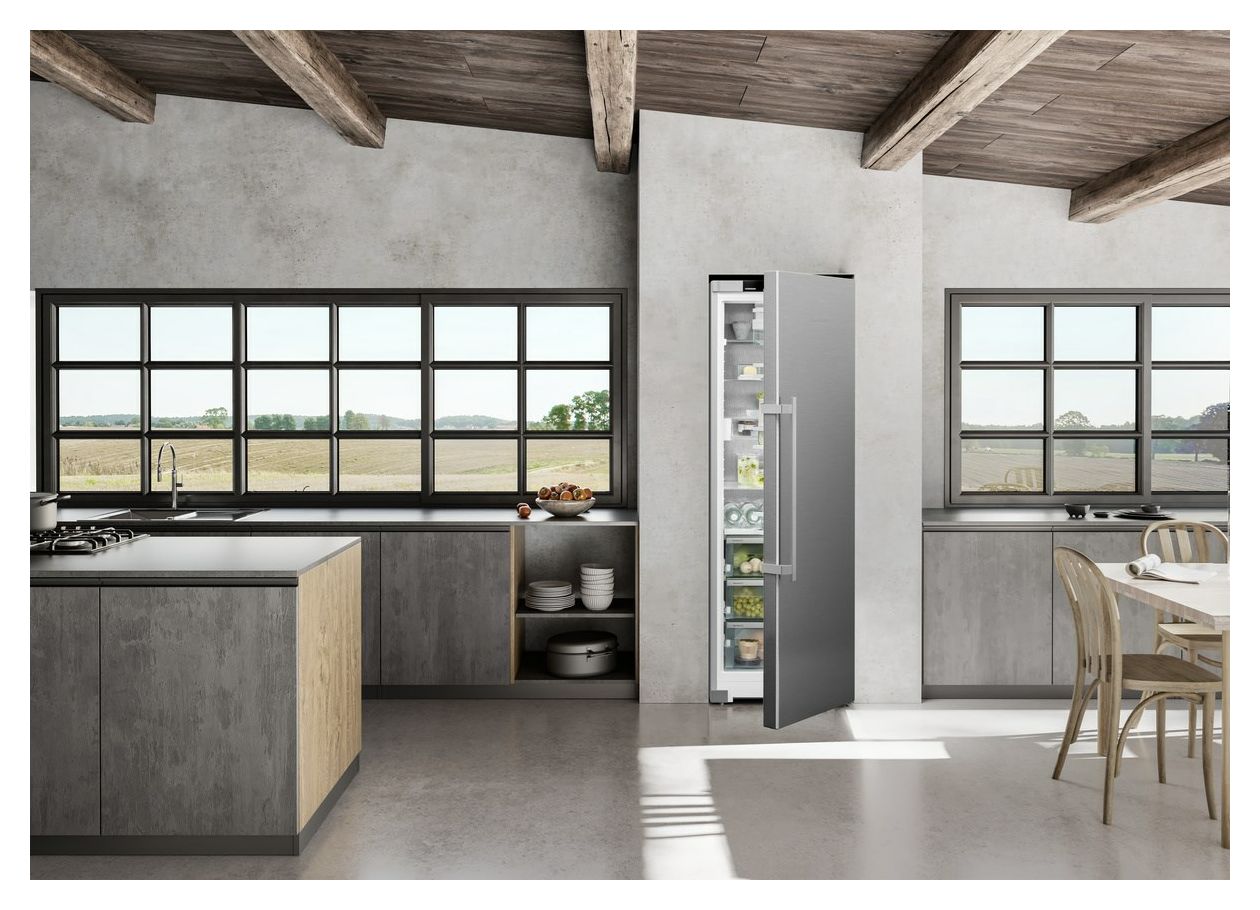 RBsdc525i-22 387 l / 387 l Kühlschrank freistehend EEK: C 108 kWh Jahr  (Silber) 