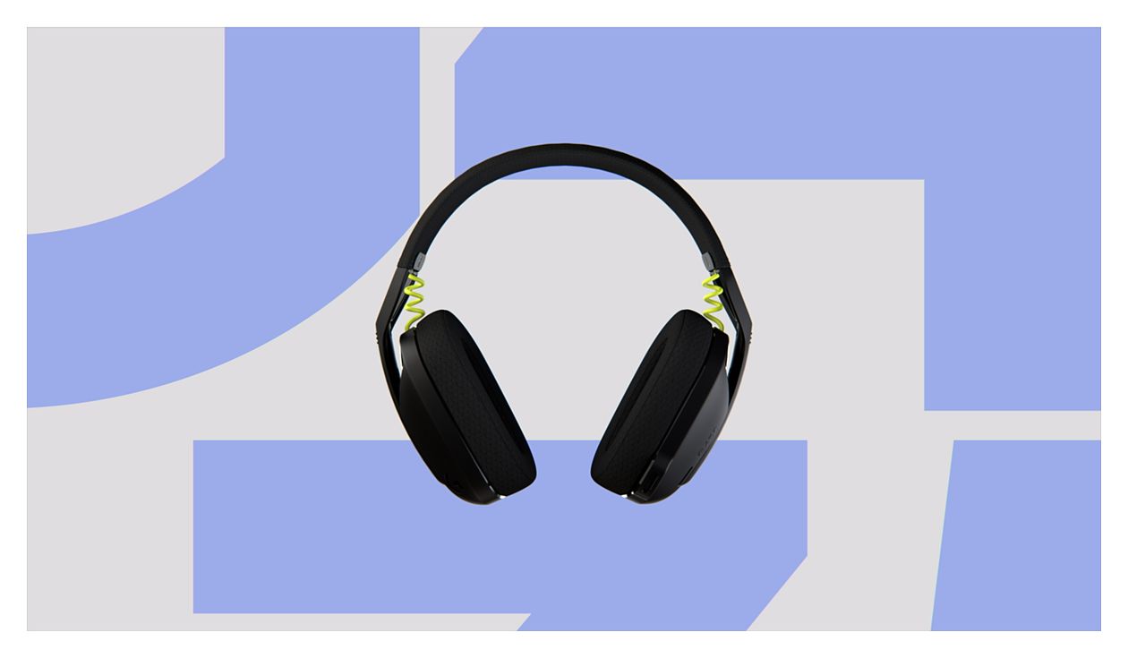 435 Over Ear Bluetooth Kopfhörer kabellos 18 h Laufzeit  (Schwarz, Gelb) 
