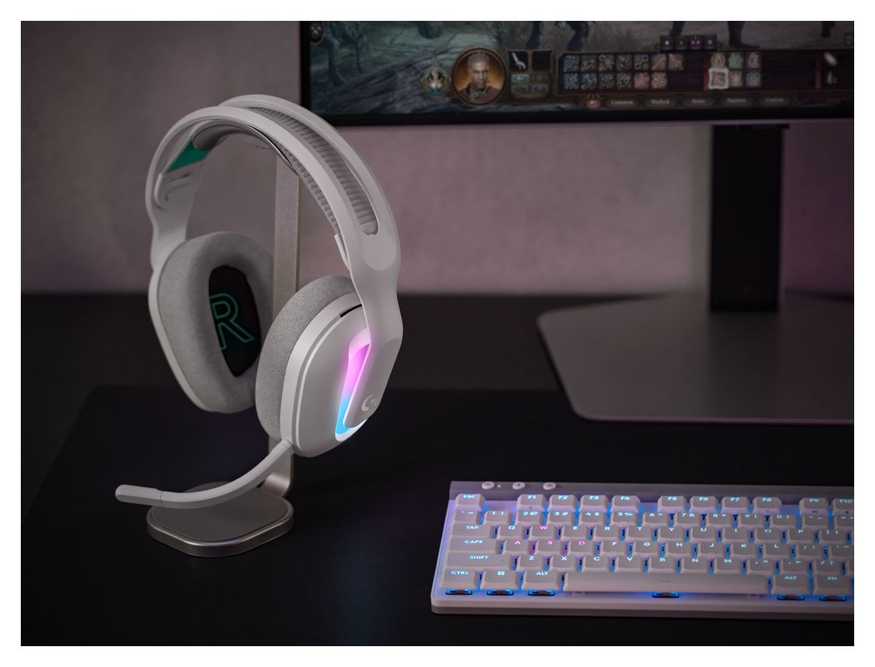 522 Lightspeed Over Ear Bluetooth Kopfhörer kabellos 90 h Laufzeit USB Typ-C  (Weiß) 