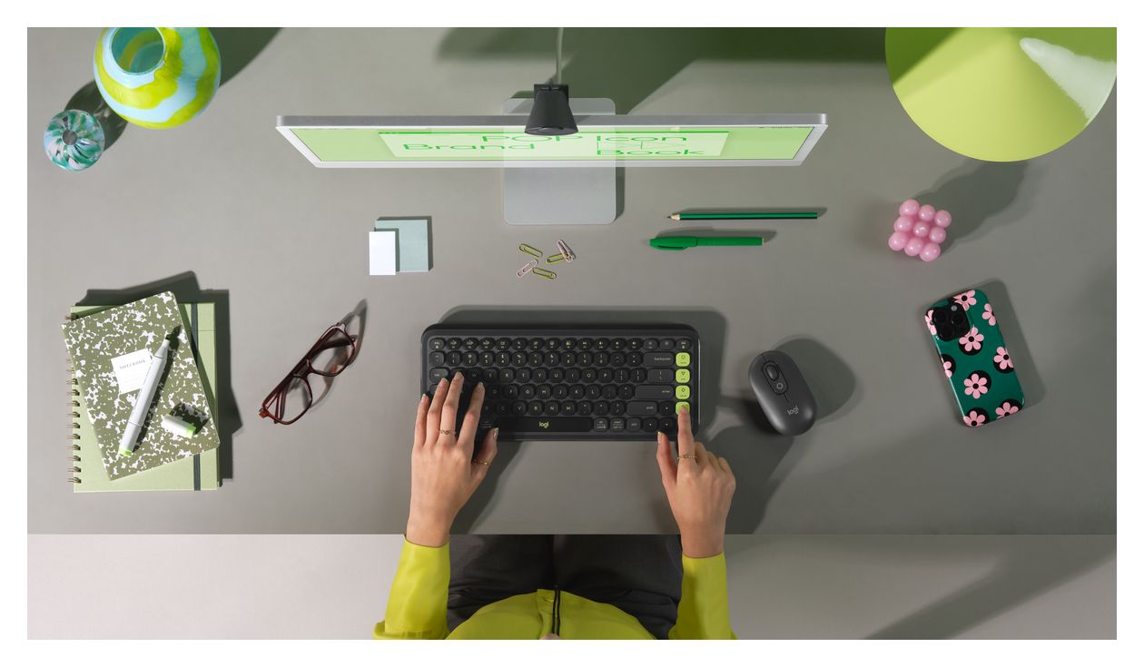 POP Icon Keys Universal Tastatur Bluetooth  (Graphit) 