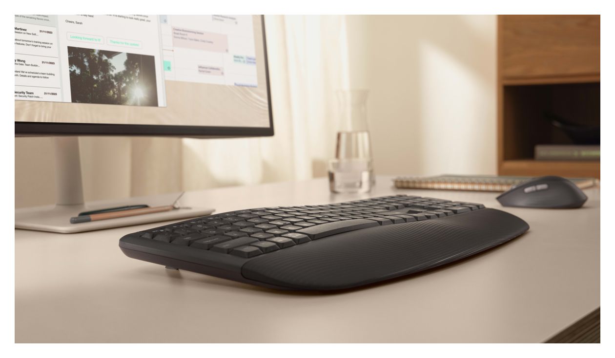 MK880 Signature Comfort Plus Combo Universal Tastatur RF Wireless + Bluetooth 2.4 GHz  (Graphit) 