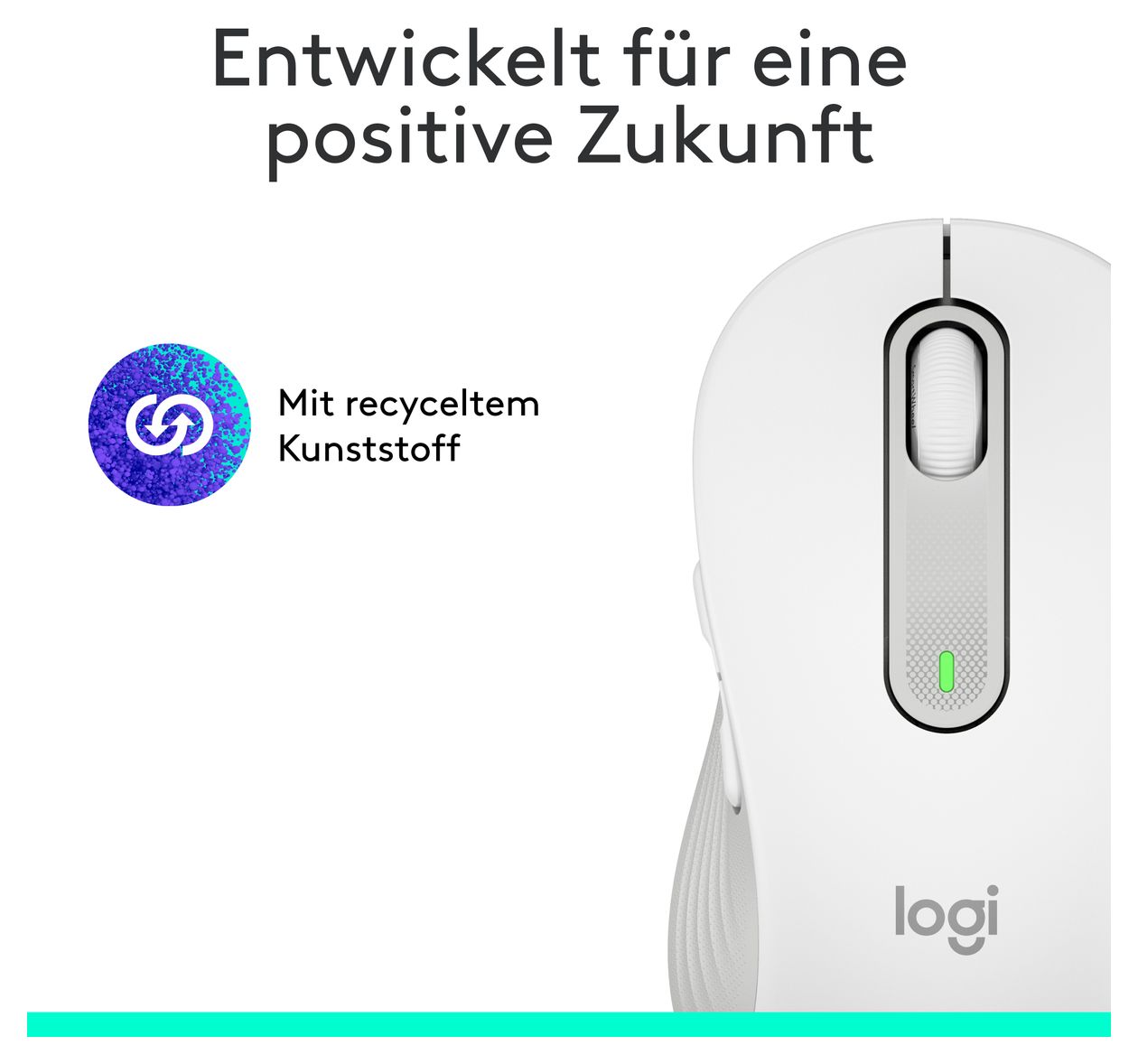 Signature M650 4000 DPI Büro Maus Optisch  (Weiß) 