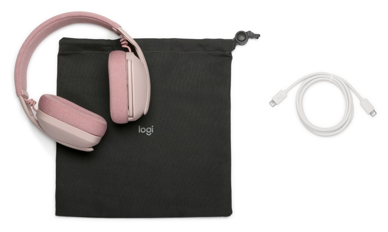 Zone Vibe 100 Over Ear Bluetooth Kopfhörer kabellos 20 h Laufzeit  (Rose) 