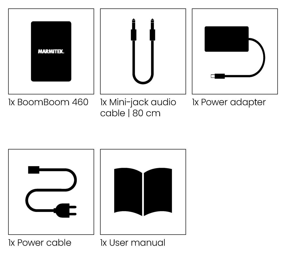 BoomBoom 460 - Bluetooth-Empfänger mit digitalem Verstärker 