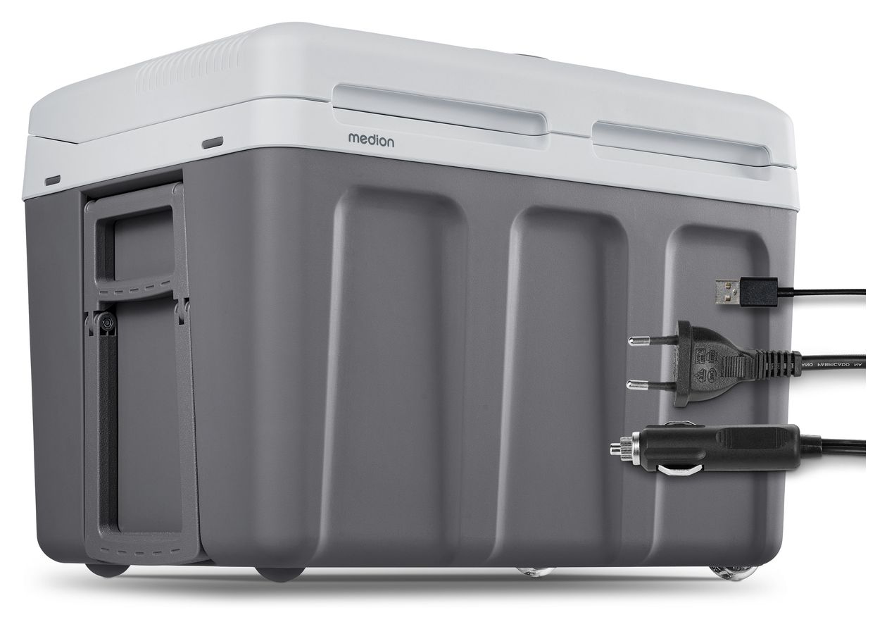 MD13102 40 l Kühlbox  (Silber, Weiß) 