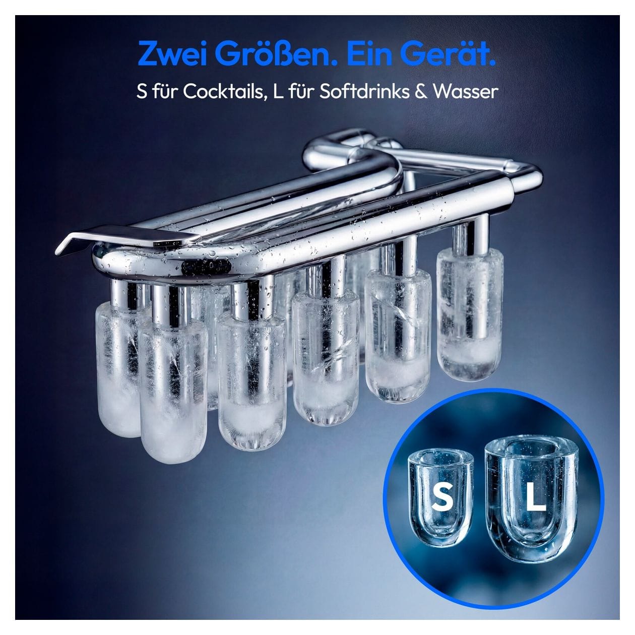 MD100117 EIswürfelbereiter Tragbarer Eiswürfelbereiter 