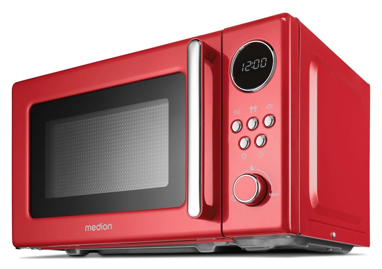 MD15000 Freistehende Mikrowelle 800 W Größe: klein 5 Stufen  (Rot) 