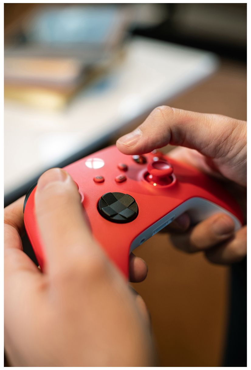 Pulse Red Analog / Digital Gamepad Xbox, Xbox One, Xbox Series S, Xbox Series X kabellos (Rot) 