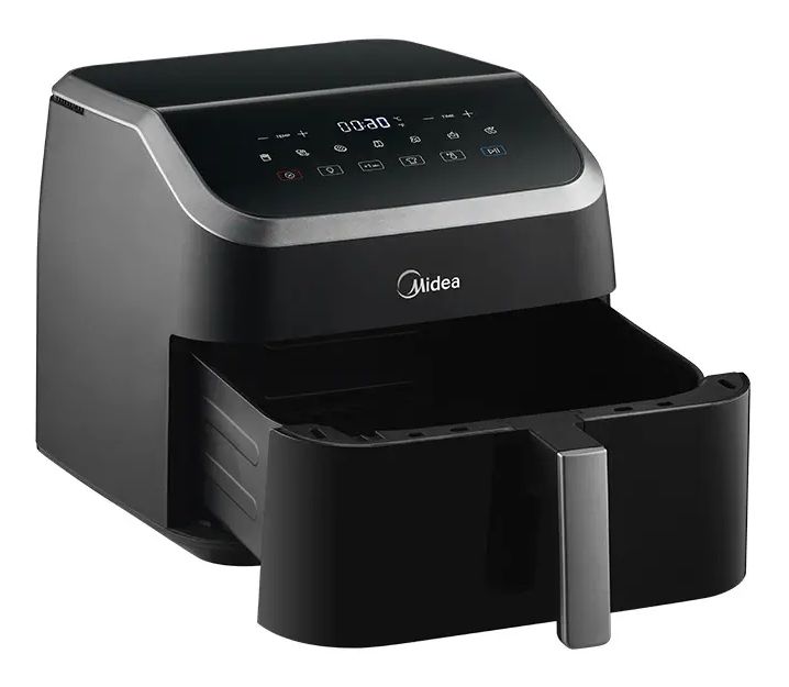 MAD85000ADK Doppel Heißluftfritteuse 9 l 2200 W  (Schwarz, Silber) 