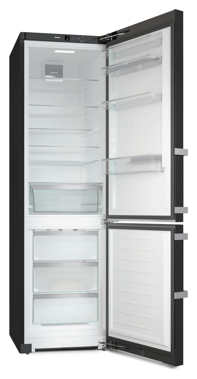 KFN4795AD 268 l / 103 l Kühl-Gefrierkombi freistehend NoFrost 104 kWh Jahr  (Schwarz) 
