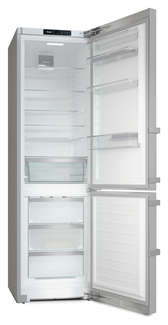 KFN4795AD 268 l / 103 l Kühl-Gefrierkombi freistehend NoFrost 103,66 kWh Jahr  (Silber, Edelstahl) 