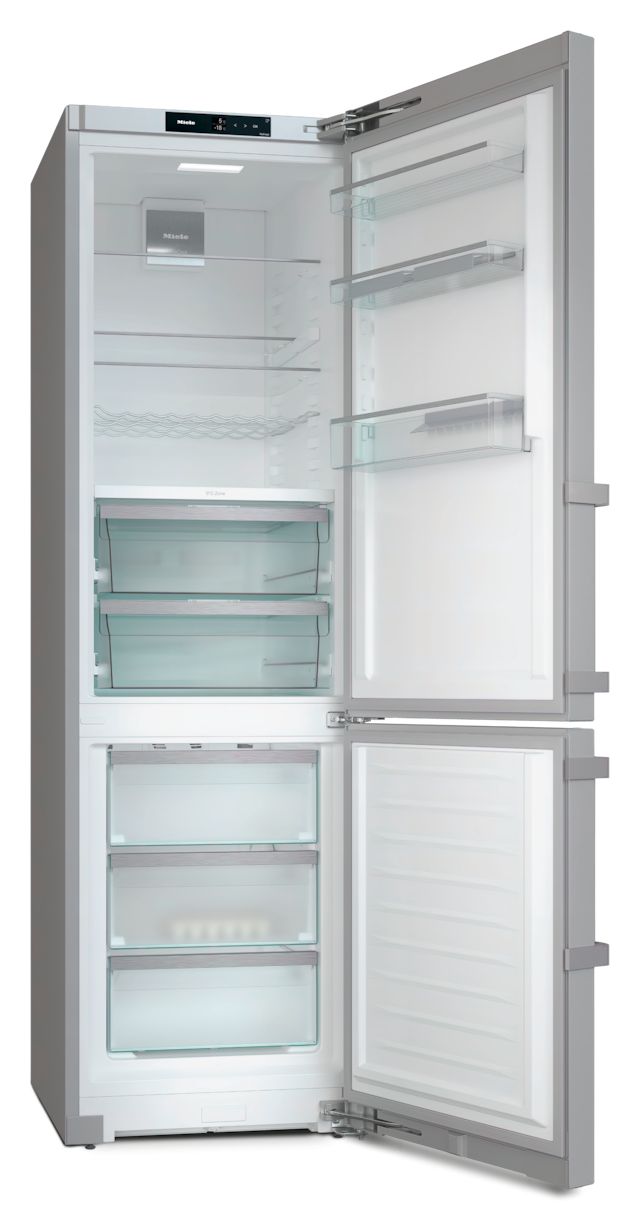 KFN4797CD 259 l / 103 l Kühl-Gefrierkombi freistehend NoFrost 180 kWh Jahr  (Edelstahl) 