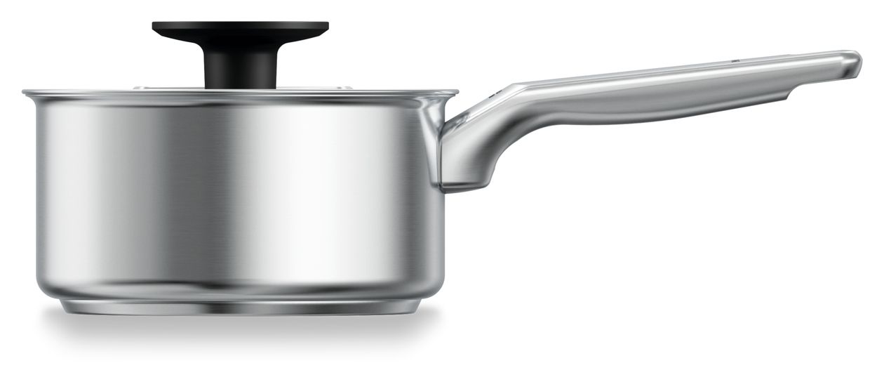 KMST-16153 Stieltopf (16 cm / 1,5 L) Rund Edelstahl beschichtet 