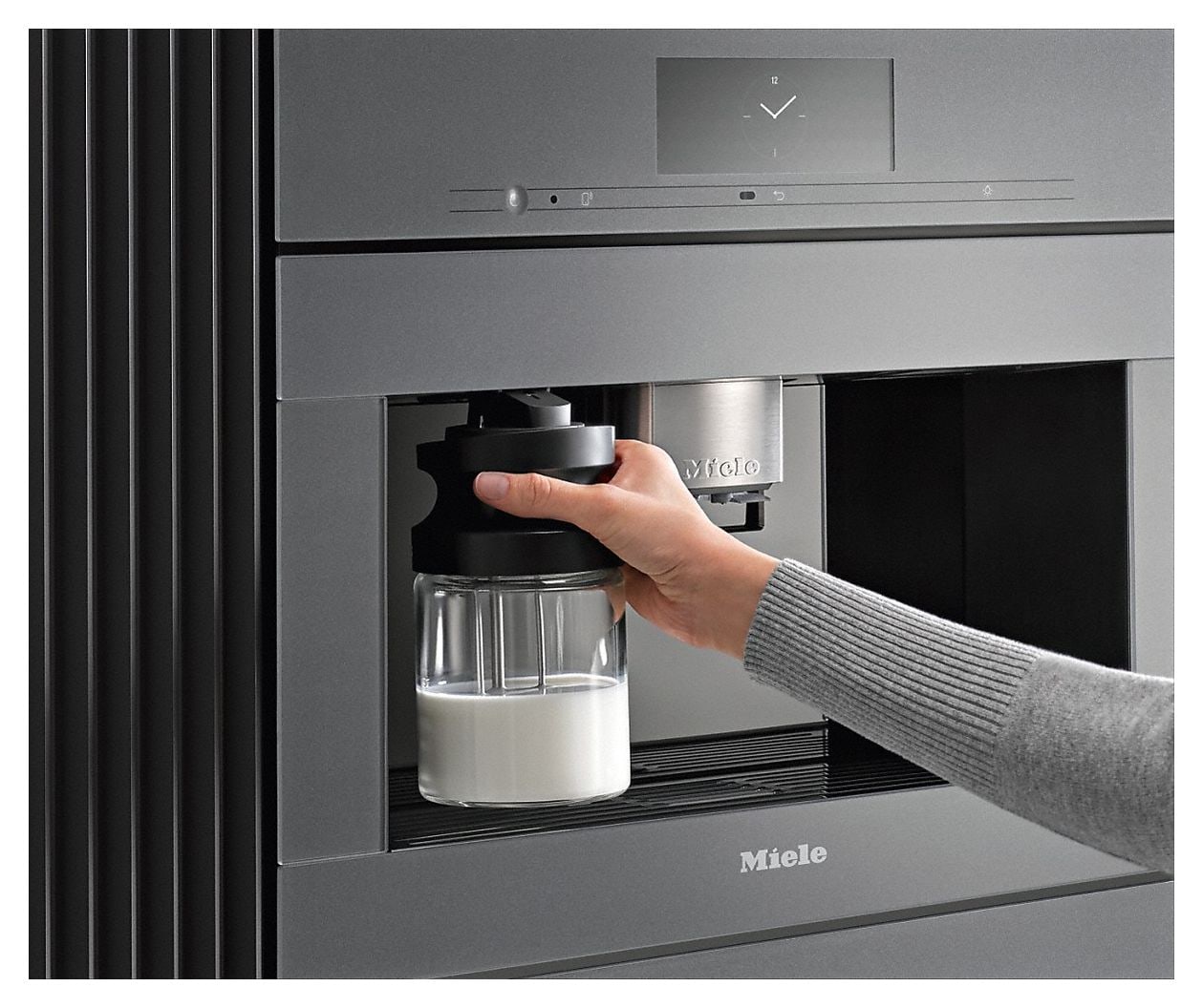 MB-CVA7000  Milchbehälter (Schwarz, Transparent) 