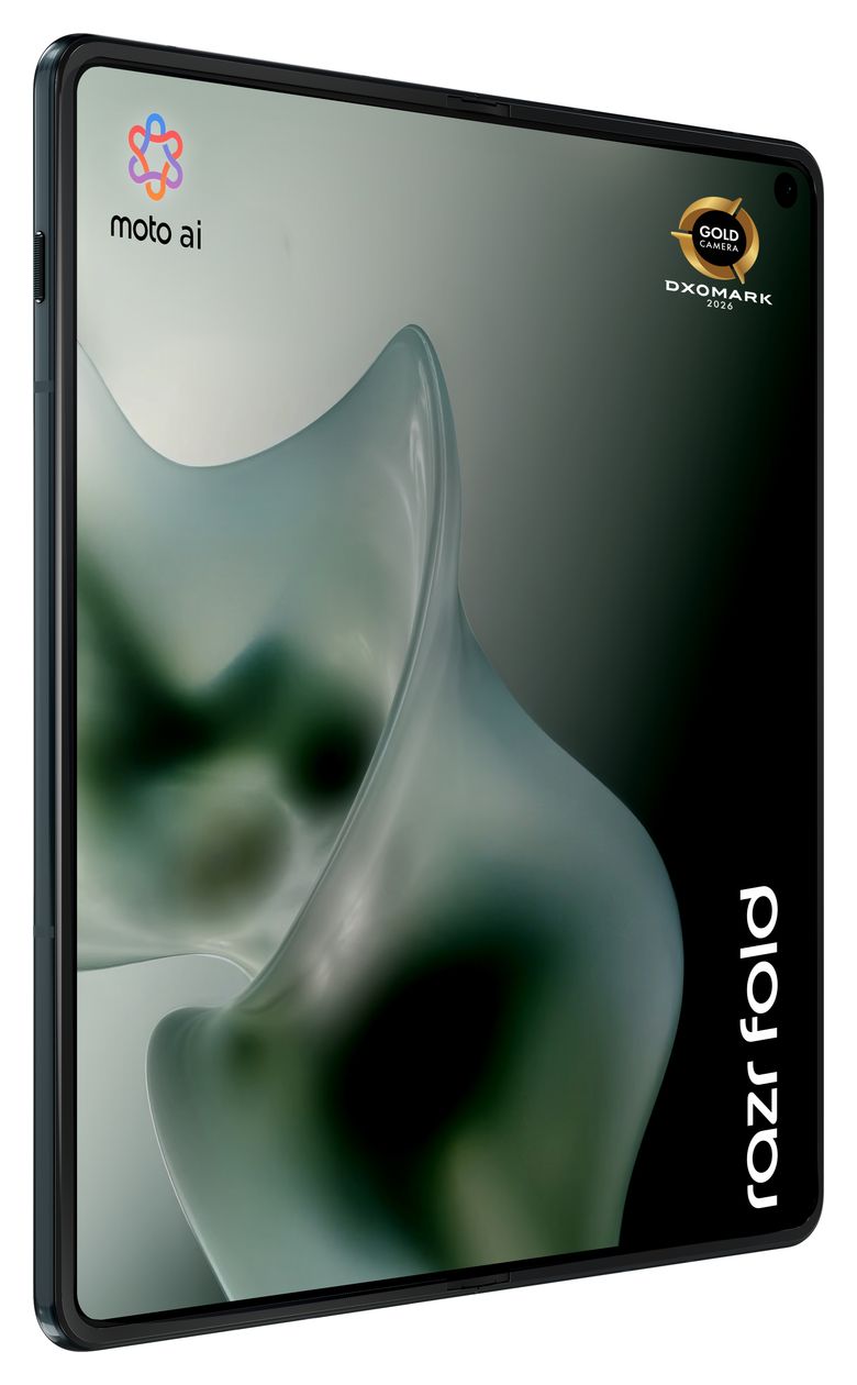 Razr Fold 512 GB 5G Smartphone 20,6 cm (8.09") 3,8 GHz Android 50 MP Dreifach Kamera Dual Sim WiFi 7 (PANTONE Blackened Blue) 