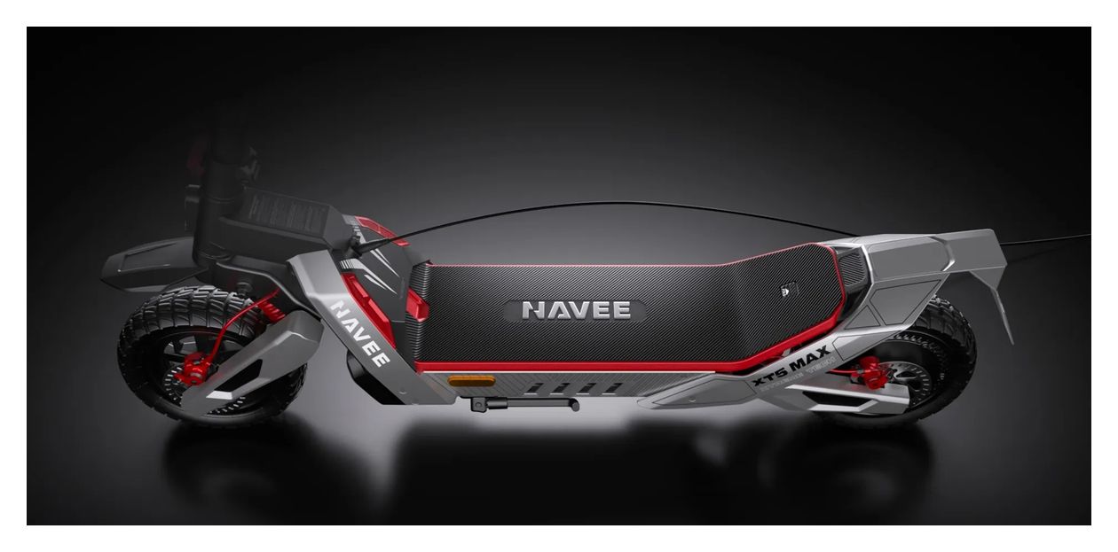 XT5 Max 700 W E-Scooter 899 Wh 110 km Reichweite 35,6 kg  (Schwarz, Grau, Rot) 