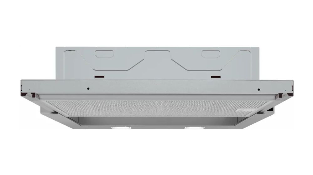 D46BR12X7 Abluft/Umluft Dunstabzugshaube/Esse Einbau 60 cm (Silber) 