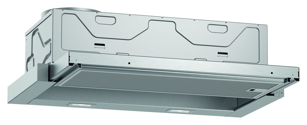 D46ED22X1 Abluft/Umluft Dunstabzugshaube/Esse Einbau 60 cm (Edelstahl) 