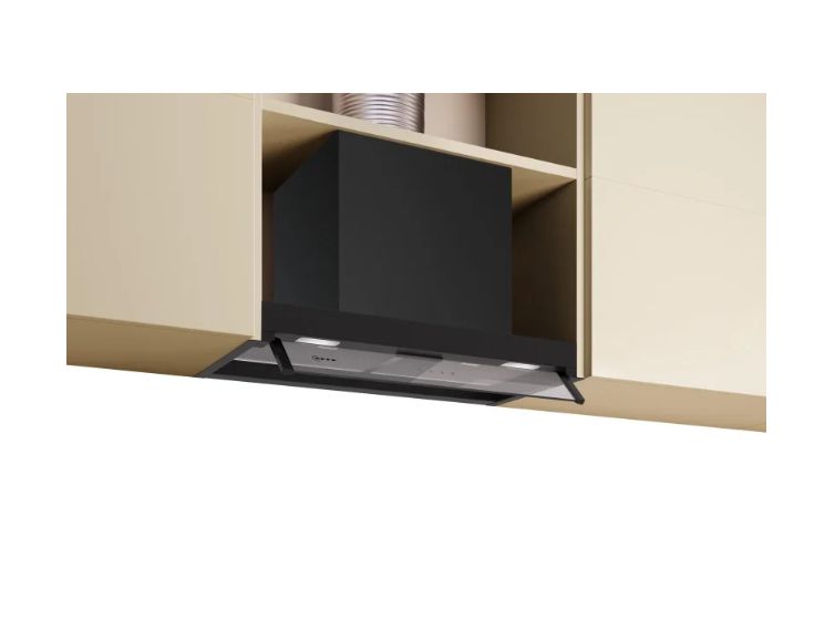 D65XCC2S0 Abluft/Umluft Dunstabzugshaube/Esse Unterbau 60 cm (Schwarz) 