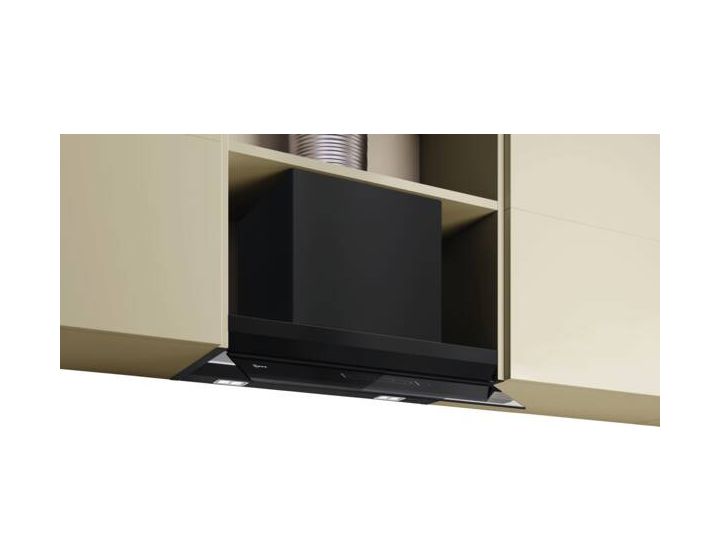 D67XDP2S0 Abluft/Umluft Dunstabzugshaube/Esse Unterbau 60 cm (Schwarz) 