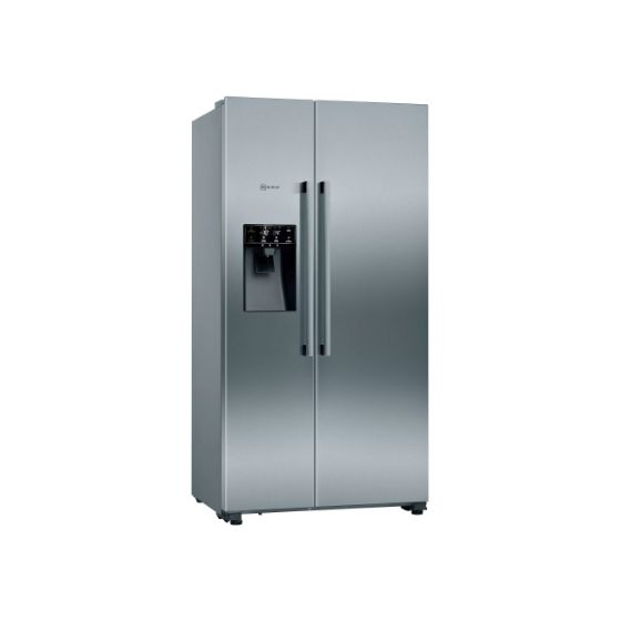 KA3923IE0 Side-by-Side Kühl-/ Gefrierkombination 371 l / 191 l 323 kWh NoFrost 1787 mm x 908 mm  (Schwarz, Grau) 
