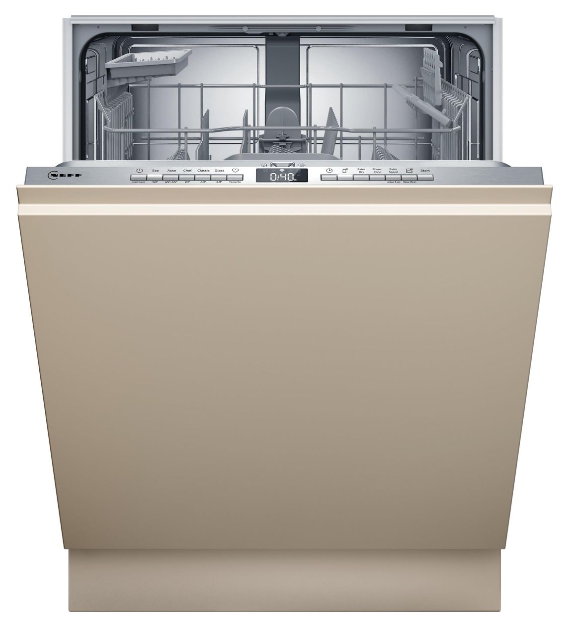 N50 S155HTX06E 60 cm Geschirrspüler vollintegriert (ohne Front) Leise 13 Maßgedecke aquaStop Funktion Wärmetauscher 